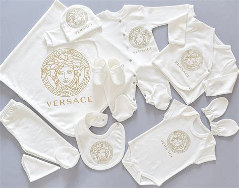 versace newborn set|versace baby clothes.